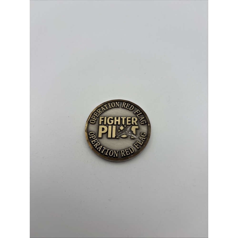 Operation RED FLAG Fighter Pilot Air Force Challenge Coin Boeing Collectible